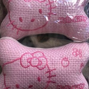 Hello kitty car seat pillow